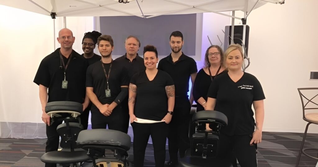Coporate chair massage